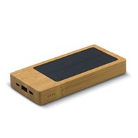POWERBANK SOLARE IN BAMBU' 8000 mAh